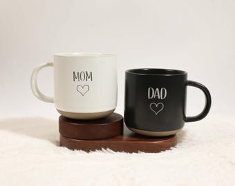 Custom Pottery Coffee Mug for Mom/Dad/Husband