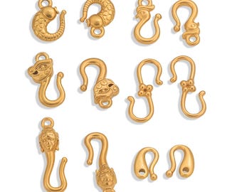10pcs/lot Non Tarnish Stainless Steel Clasps, Bracelet Hook Clasp Connector Ring, Necklace Connector Hook Closure, Jewelry Findings, CY-2585