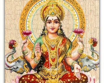 Goddess Lakshmi Puzzle - 66PCS - #6507