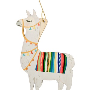 Llama Ornament #9947
