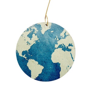 Retro Earth Ornament #9938