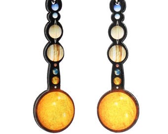 Solar System Earrings #1559