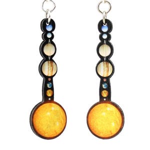 Solar System Earrings 1559 image 1