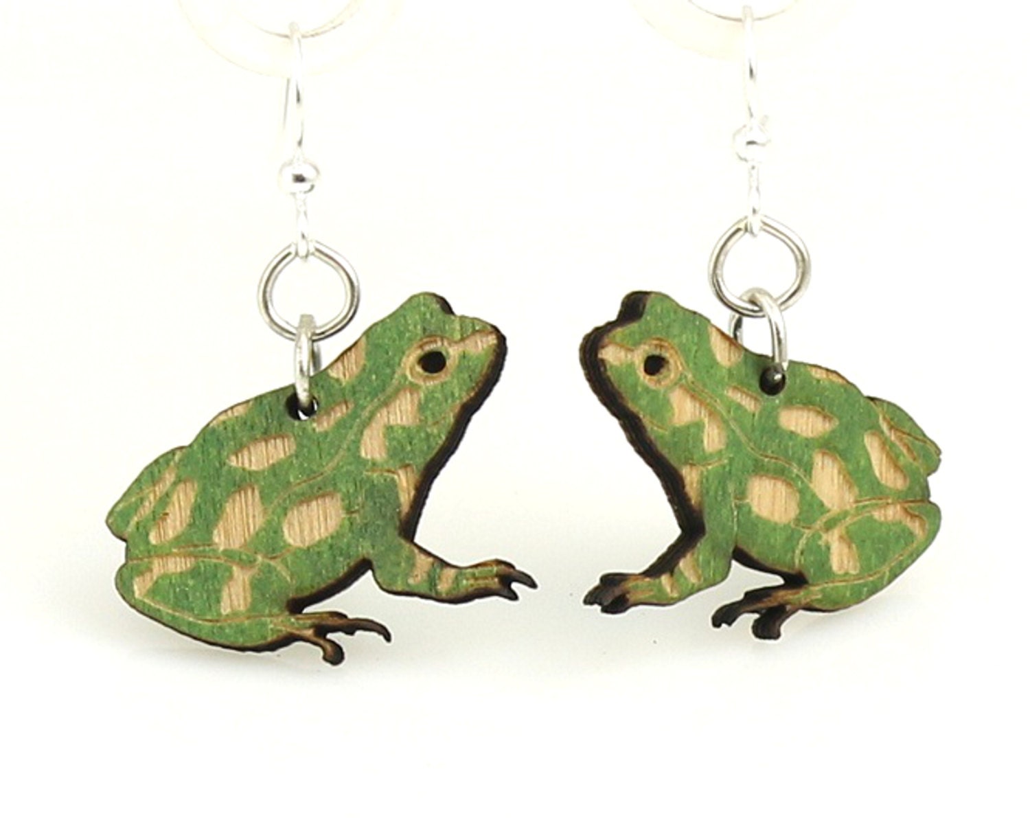 Cute Little Poison Tree Frog Earrings Laser Cut Wood From - Etsy