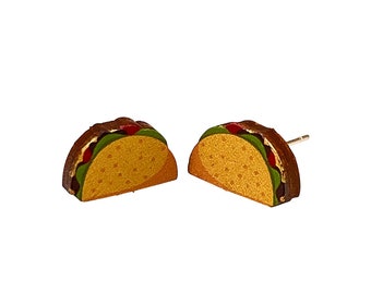 Taco Stud Earrings #3096