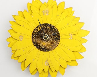 Sunflower Clock