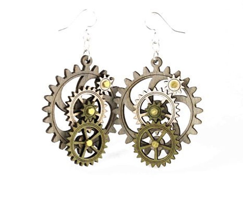 Gear Earrings - Graduation Gift Ideas for Engineers