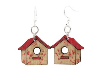 Bird House Blossom Earrings #185