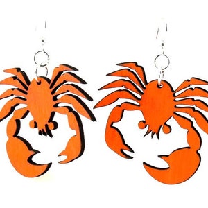 Crab, crustacean Earrings from Sustainable Resources image 1