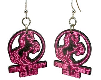Pink Pony Show Earrings