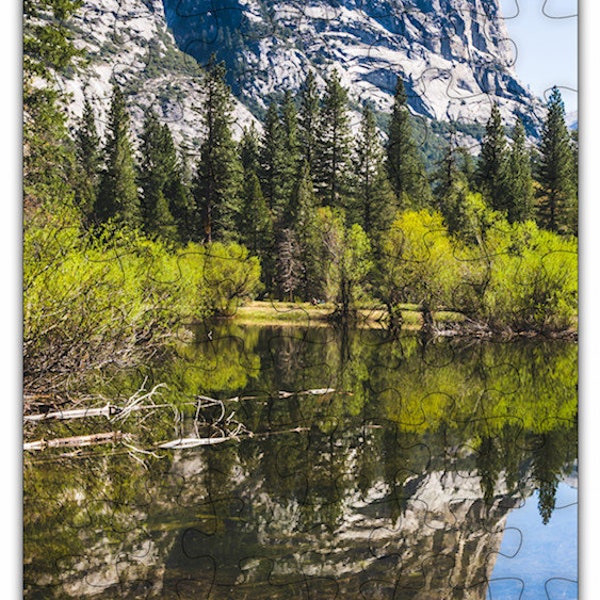 Mirror Lake Puzzle #6502 - Wooden Jigsaw Puzzle - 66pcs