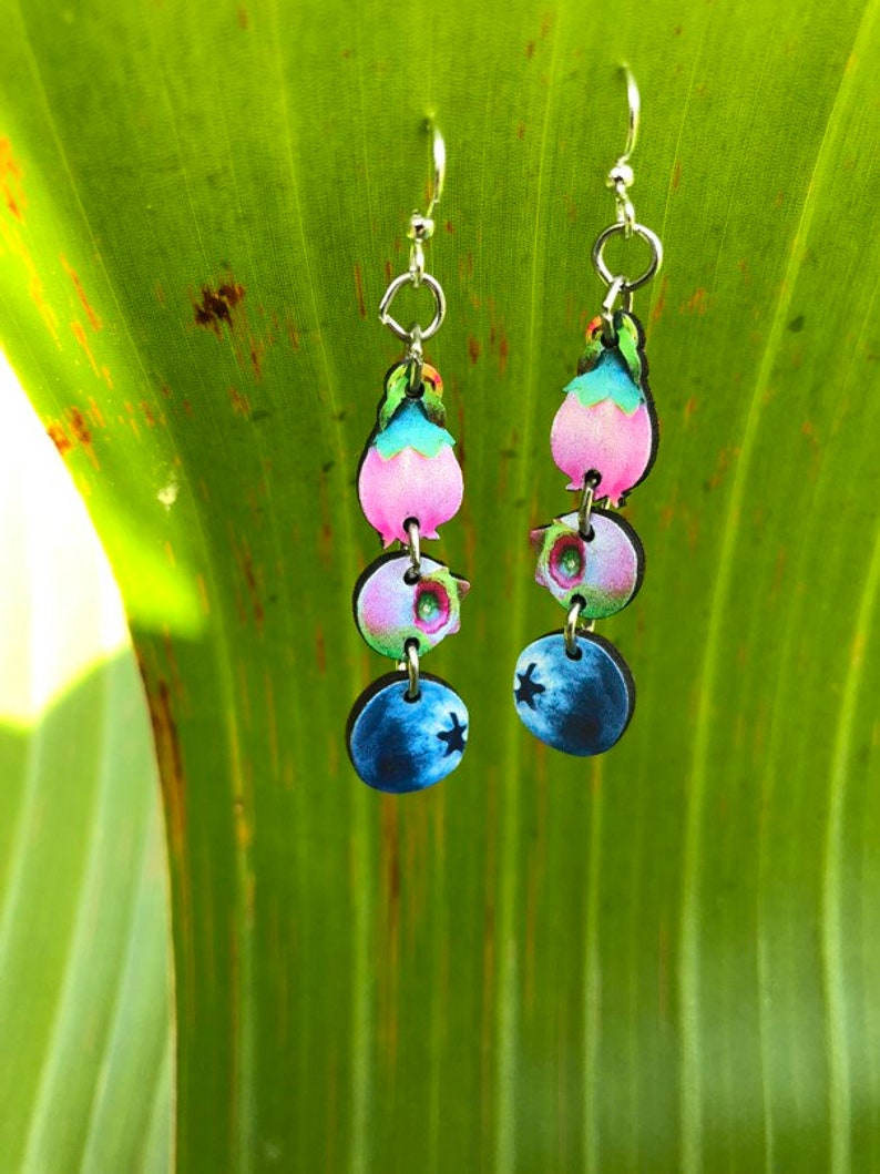 Blueberry Earrings 1557 image 2