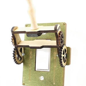 Functional Art Steampunk Rocker Throw Switch #8101C