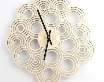 Horloge de conception de cercle intergrated - Moderne