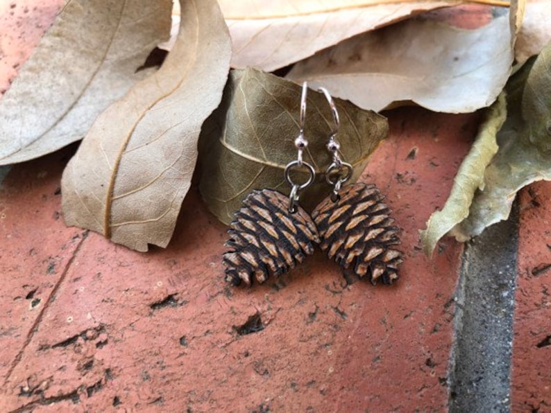 Pine Cone Earrings 1622 image 2