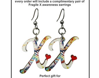 Fragile X Awareness Earrings