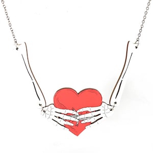 Bone Hand Necklace