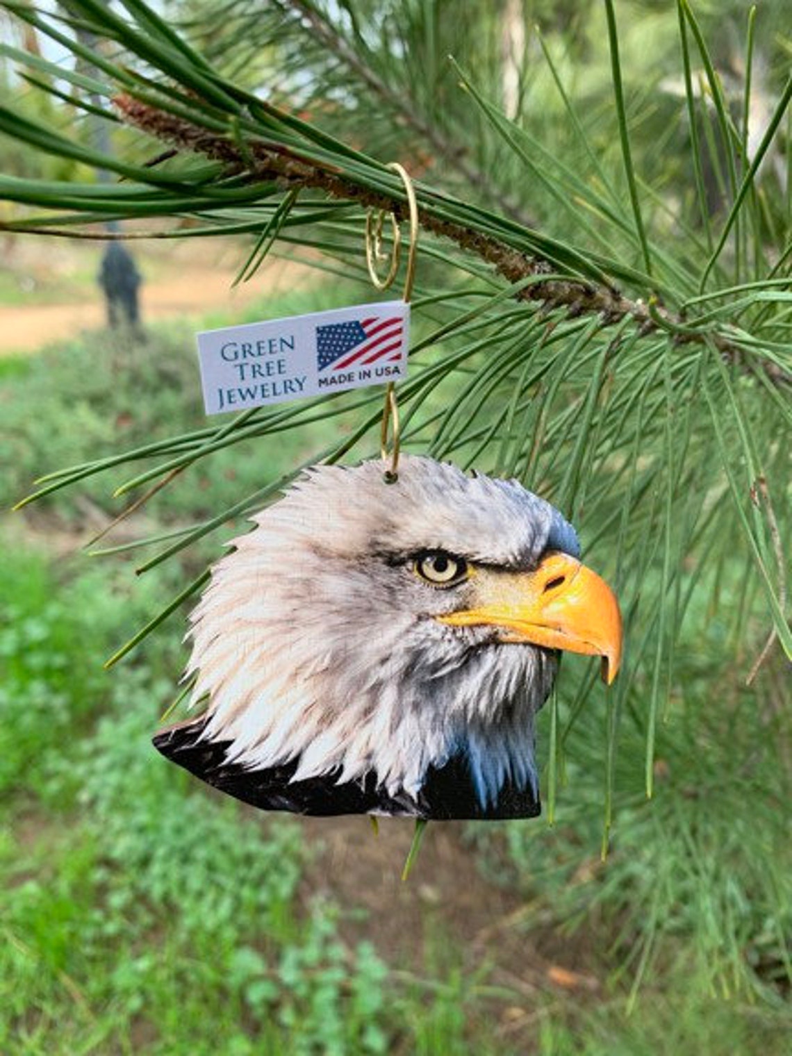 Bald Eagle Ornament 9962 Etsy