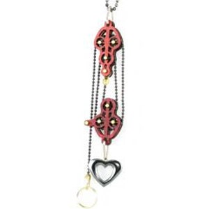 Block and Tackle Pulley Heart Pendant 7005 image 3