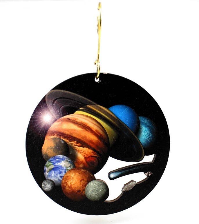 Solar System Rotation Gift Solar System Ornament #9984 - Etsy