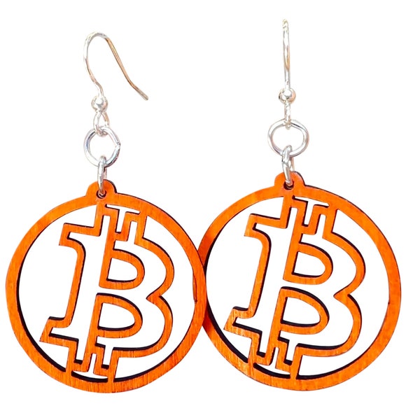 Bitcoin Earrings #1720