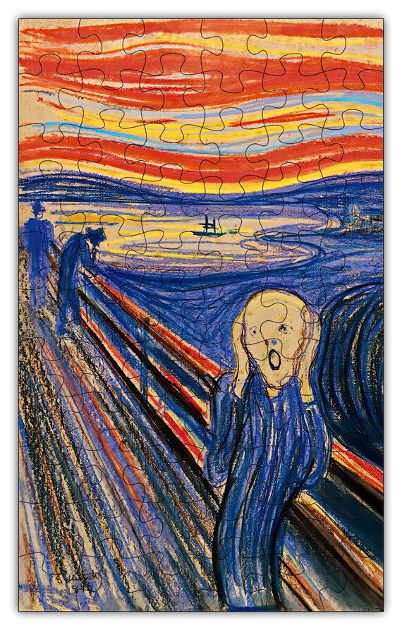 The Scream (1895) by Edvard Munch Puzzle - 66PCS - #6509 - Etsy