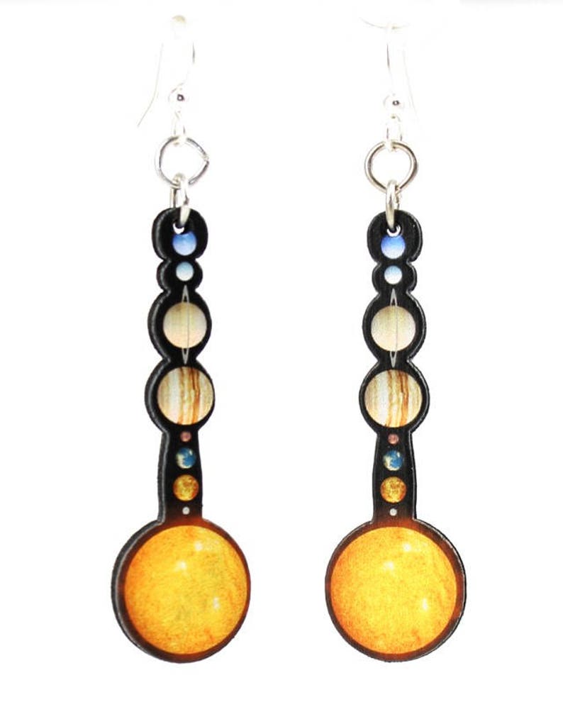 Solar System Earrings 1559 image 1