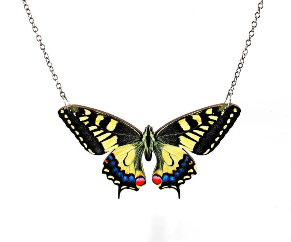 Butterfly Necklace Etsy