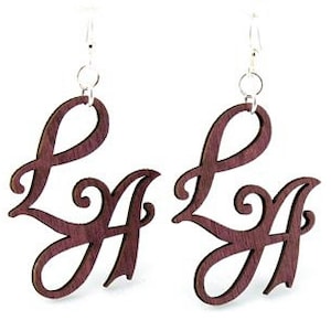 Los Angeles - Wood Earrings
