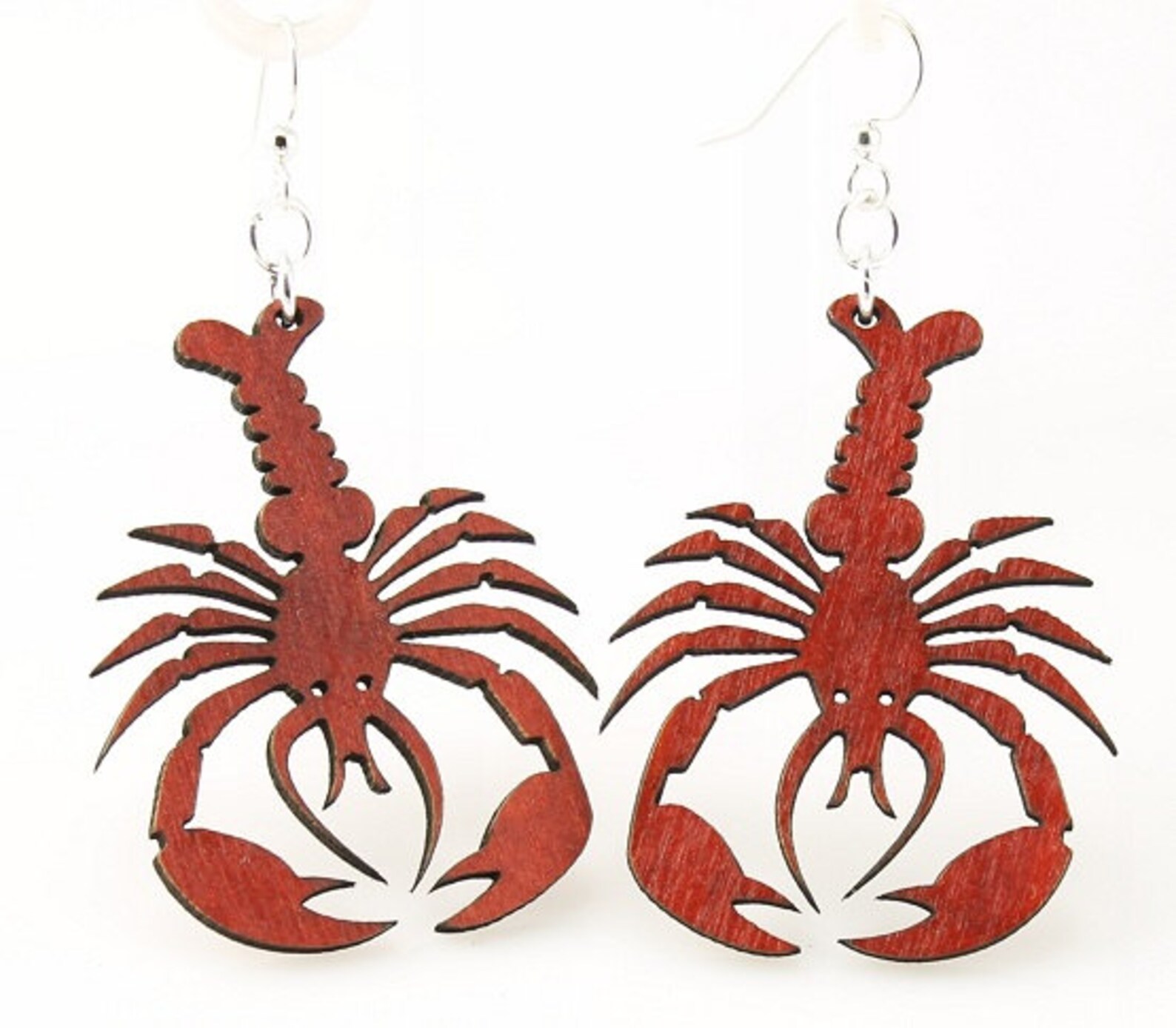 Lobsters Wood Earrings Etsy