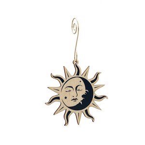 Sun Moon Ornament T054 image 1