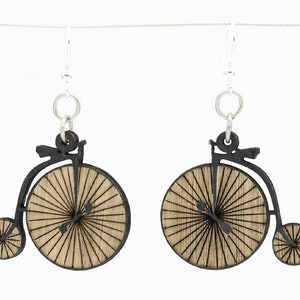 Old Fashioned Bicycle Earrings #1621