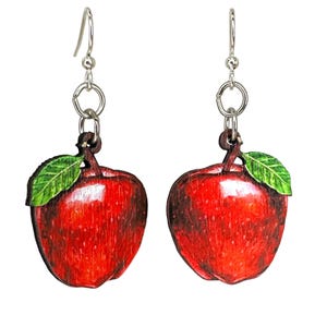 Delicious Apple Earrings # 1130