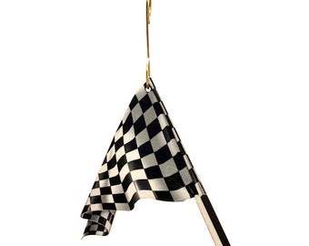 Racing Flag Ornament #9884