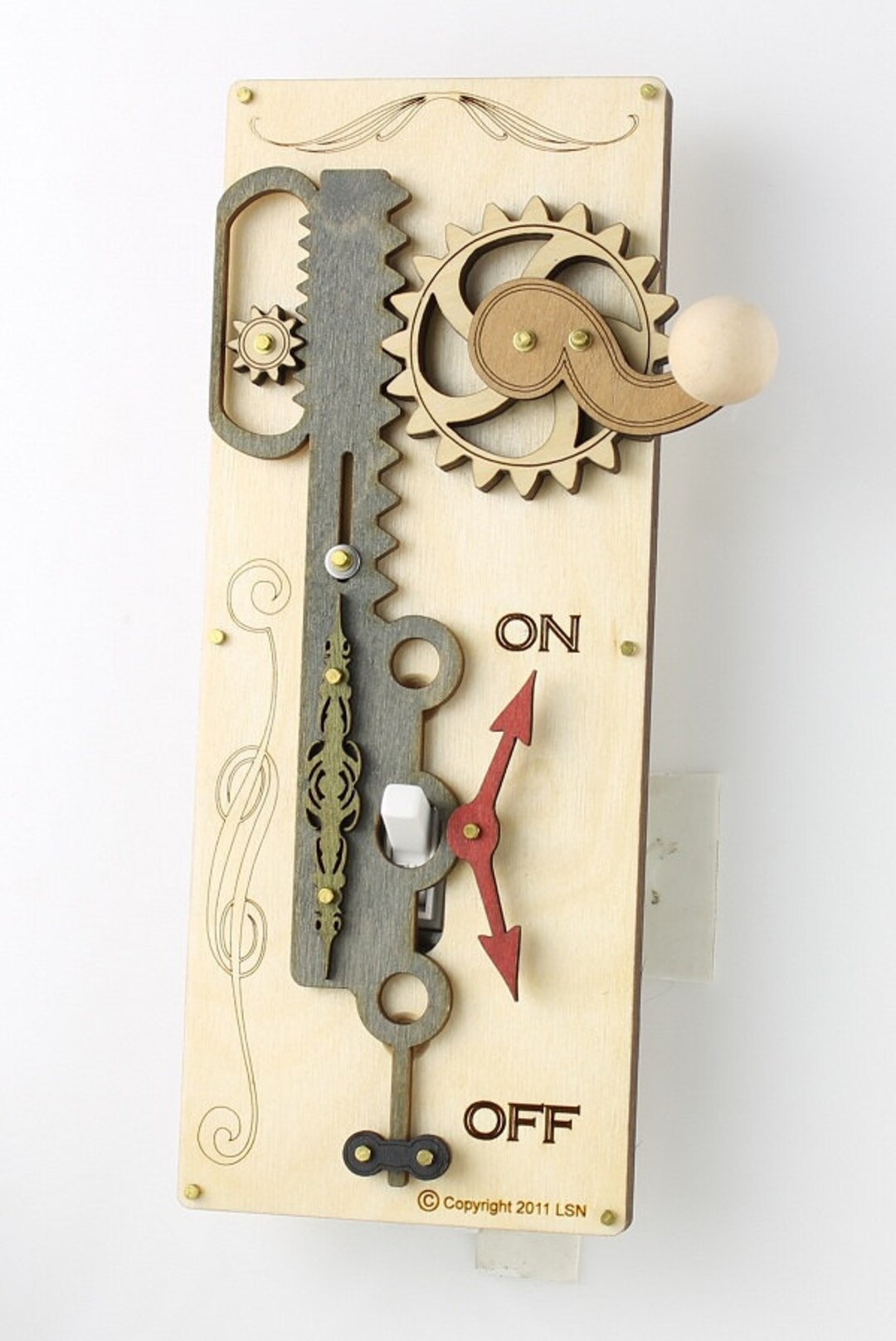 Retro Single Rack and Pinion Light Switch Plate #8000G - Etsy