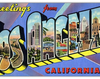 Vintage Los Angeles Puzzle #S664 - 144pcs