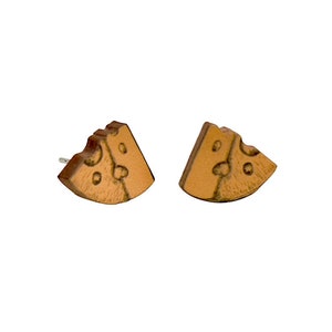 Cheese Stud Earrings #3057