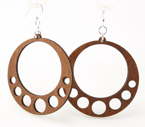 Etsy wooden sale earrings