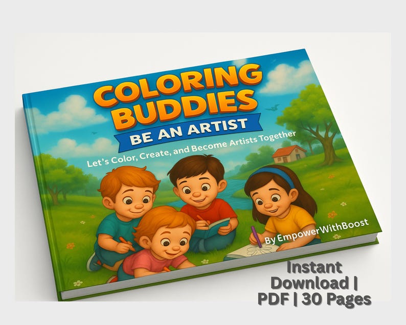 Printable Coloring Pages – Black Outline on White Background – Kids ...