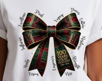 Black History Month PNG, Coquette Bow PNG, Black Excellence 1926 2026, Afrocentric Bow, Juneteenth PNG