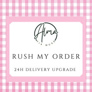 Rush My Order, 24 Hour Delivery Upgrade, Custom Order Add-On, Fast Turnaround