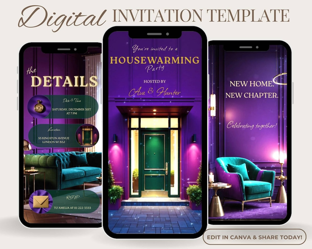Digital Housewarming Party Invitation, Video House Warming Invite, New ...