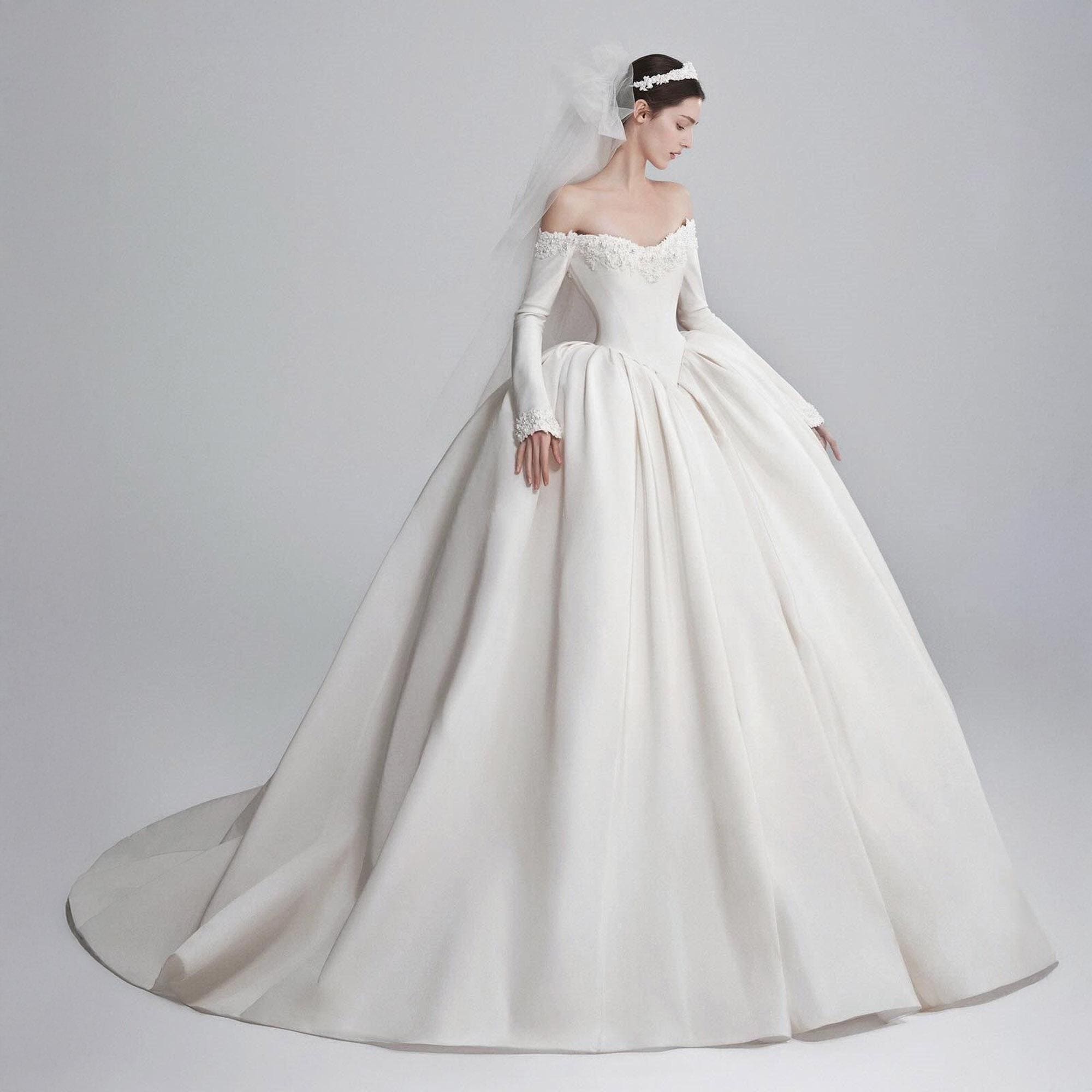 strapless open back dress Sweetheart Straps A-Line Princess Wedding Dress main image 0