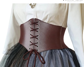 Fashion Leather Waist Corset Belt