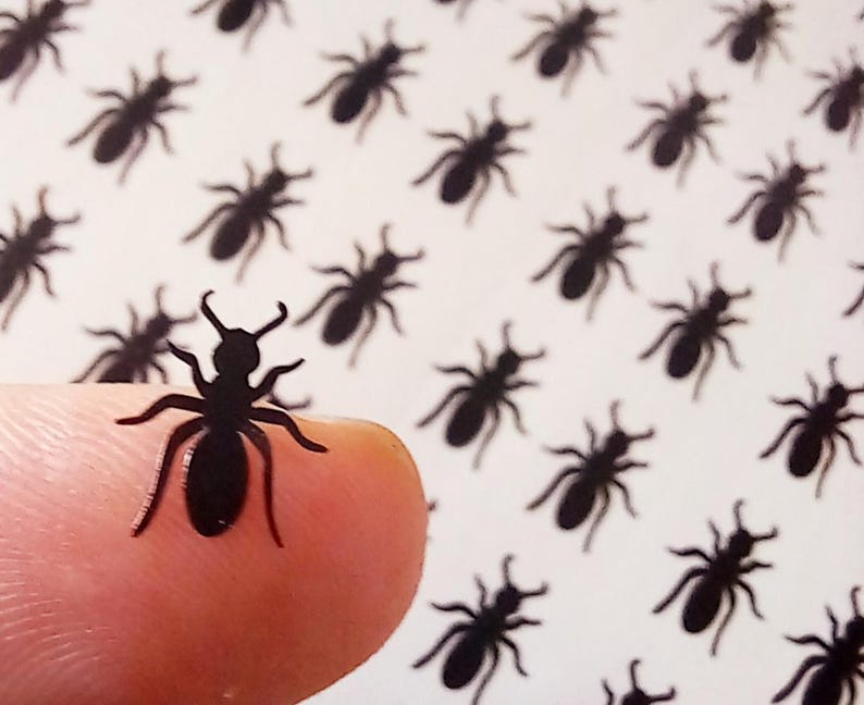 100 X Ant Vinyl Decals/stickers .tiny Ant Stickers .insect Decals .ant ...