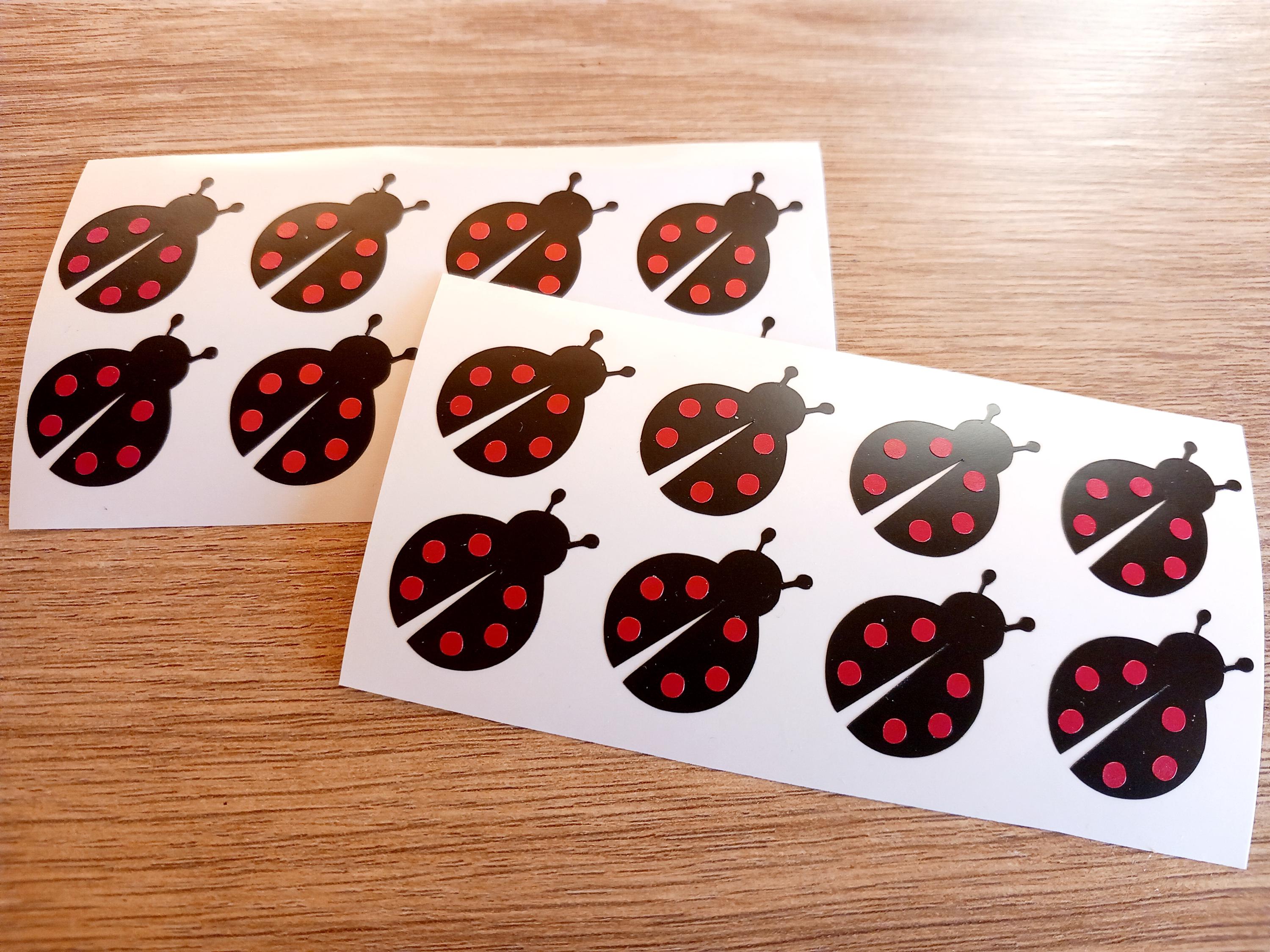 10x Ladybug Vinyl Decals/stickers .car Decal ,home Decor. Bug Vinyl ...