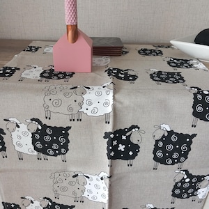 Strofinaccio a forma di agnello. Strofinaccio da cucina. Asciugamano in lino/cotone. Decorazione per la casa. Asciugamano a forma di pecora. Decorazione rustica.