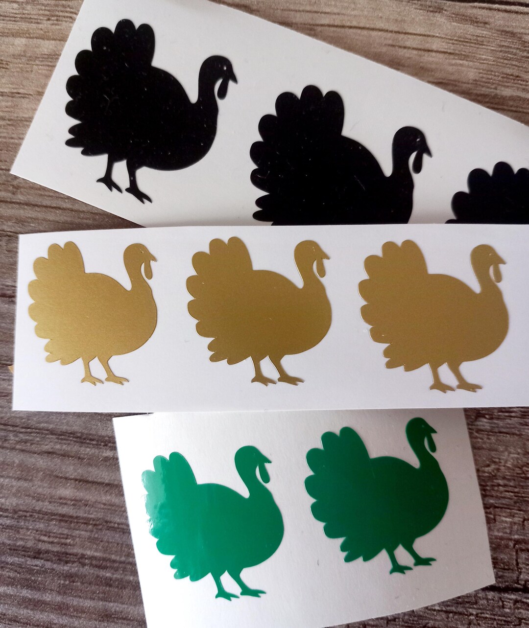 Pattern Sticker Turkey 12 X Turkey Decals /stickers. Home Decor . Turkey Silhouette. Farm ...