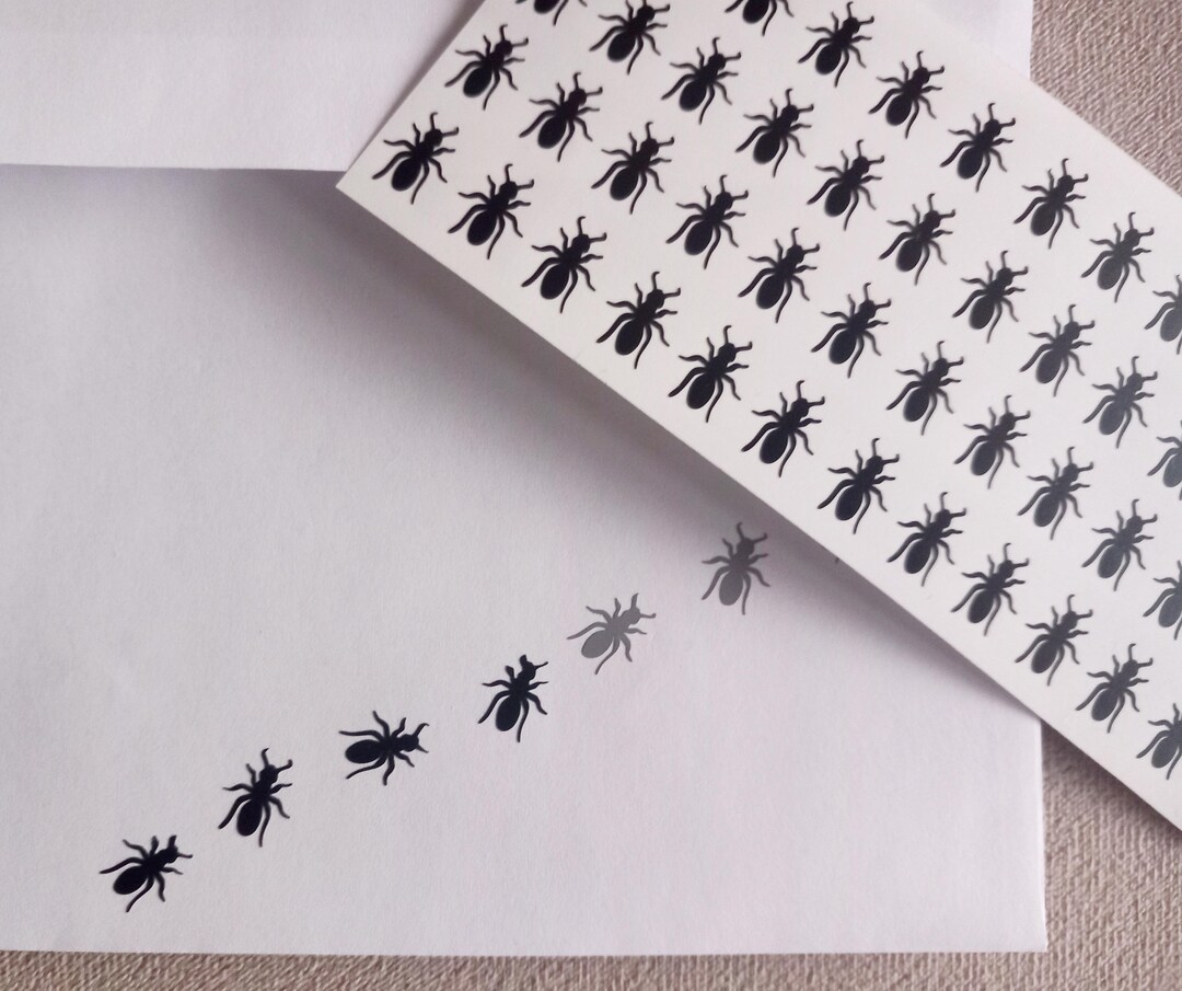 100 X Tiny Ant Stickers .insect Decals .ant Boardgame Decor. - Etsy