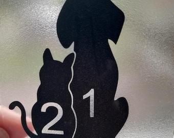 Emergency Pet Rescue Window Sticker /Decal . Door decal .